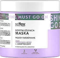 Coloured Hair Mask - So!Flow Revitalizing Mask for Colored Hair — photo N1