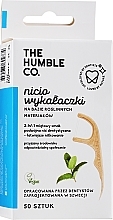 Fragrances, Perfumes, Cosmetics Dental Floss with Holder, brown - The Humble Co. Dental Floss Picks