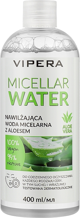 Moisturizing Aloe Micellar Water - Vipera Aloe Vera Moisturizing Micellar Water — photo N1