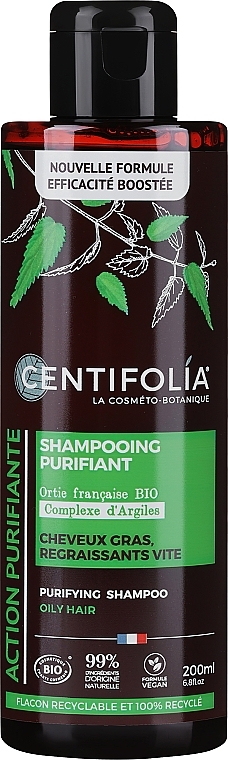 Purifiyng Shampoo for Oily Hair - Centifolia Purifying Shampoo — photo N1