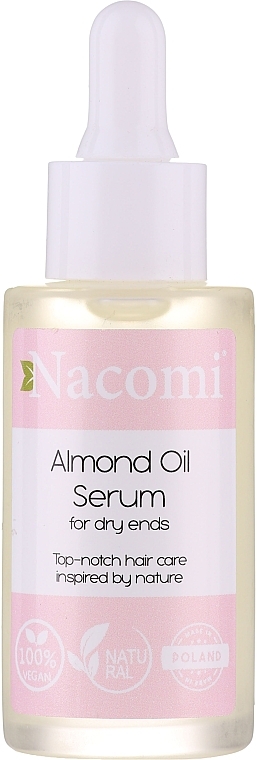 Hair Serum - Nacomi Natural With Sweet Almond Oil Serum — photo N1