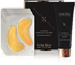 Set - Eclat Skin London 24k Gold (mask/50ml + eye/pads/5x2pcs) — photo N1
