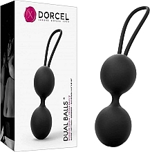 Fragrances, Perfumes, Cosmetics Vaginal Beads - Marc Dorcel Dual Balls Black