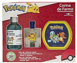 Fragrances, Perfumes, Cosmetics Corine De Farme Pokemon - Set (edt/50ml + sh/gel/300ml + acc/1pc)	