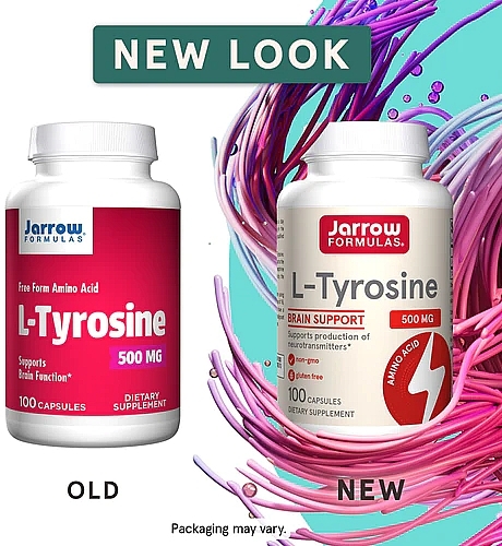 Dietary Supplement " L-Tyrosine 500mg" - Jarrow Formulas L-Tyrosine 500mg — photo N2