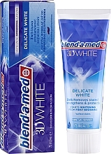 Fragrances, Perfumes, Cosmetics Delicate Whitening Toothpaste - Blend-a-med 3D White Delicate White Toothpaste