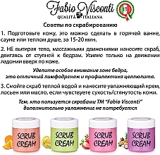 Sugar Body Scrub Cream "Fruits" - Fabio Visconti — photo N3