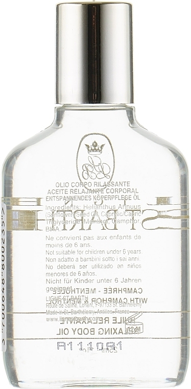 Camphor & Menthol Body Oil - Ligne St Barth Relaxing Body Oil With Camphor & Menthol — photo N2