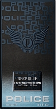 Fragrances, Perfumes, Cosmetics Set (edt/100ml + shampo/100ml) - Police Deep Blue 