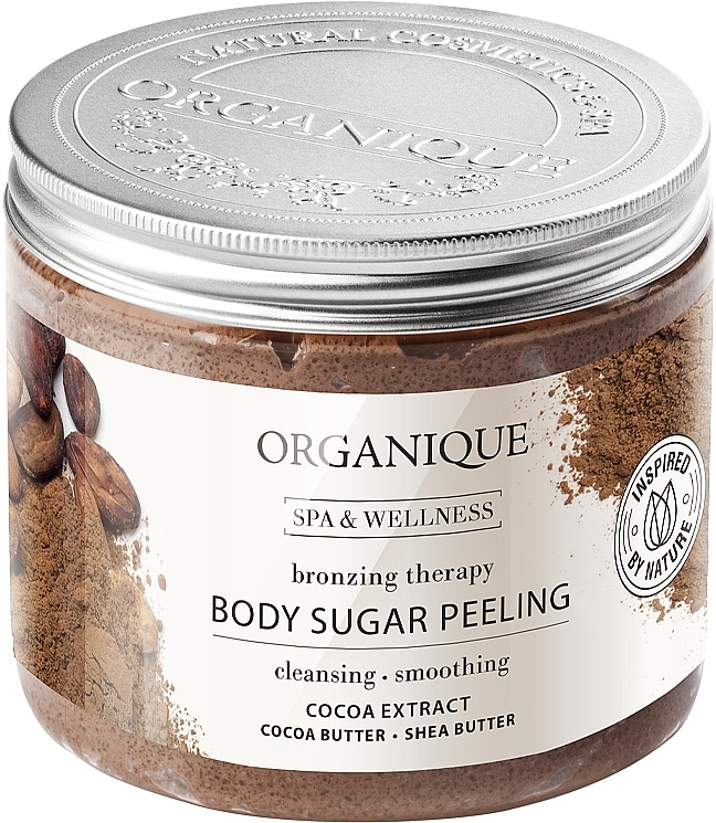 Smoothing Chocolate Sugar Body Peeling - Organique Spa Therapie Peeling — photo N1