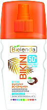 Fragrances, Perfumes, Cosmetics Coconut Body Sun Spray - Bielenda Bikini Coconut Milk Sun Spray SPF 50