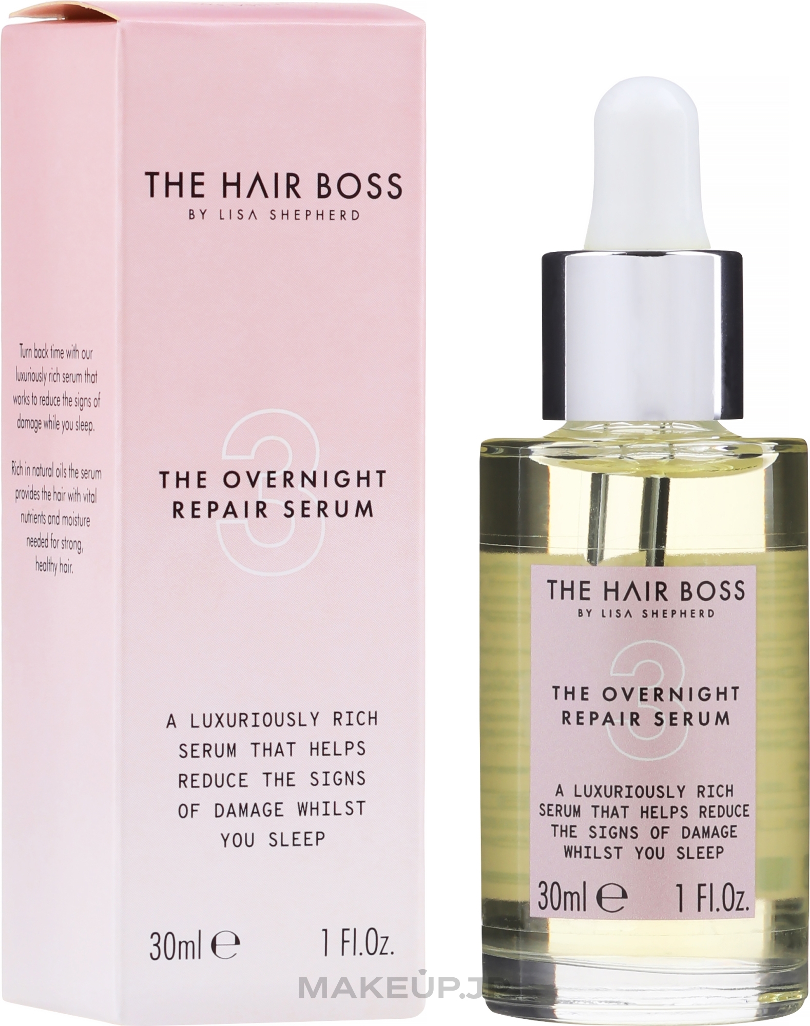 Revitalizing Hair Serum - The Hair Boss The Overnight Repair Serum — photo 30 ml