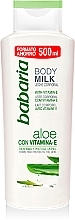 Aloe Vera & Vitamin E Body Milk - Babaria Body Milk Aloe Vera + vit. E  — photo N2