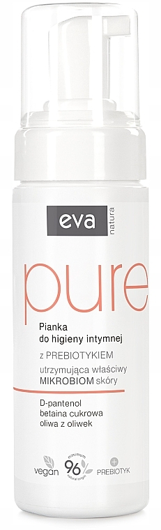 Prebiotic Intimate Hygiene Foam - Eva Natura Pure — photo N1