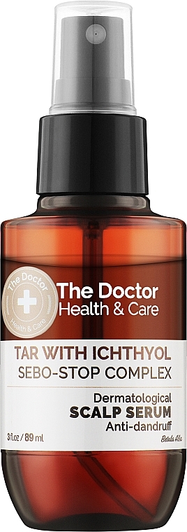 The Doctor Health & Care イクチオール+セボストップコンプレックス スカルプ タール セラム - The Doctor Health & Care Tar With Ichthyol + Sebo-Stop Complex Scalp Serum — photo N1