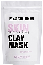 Fragrances, Perfumes, Cosmetics Moisturizing Face Mask - Mr.Scrubber Skin Hydrating Peony Extract Clay Mask