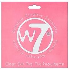 Fragrances, Perfumes, Cosmetics Skin Cleansing Pad Set - W7 Clean Skin Trio Pads