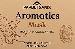 Fragrances, Perfumes, Cosmetics Perfumed Soap 'White Musk' - Papoutsanis Aromatics Bar Soap