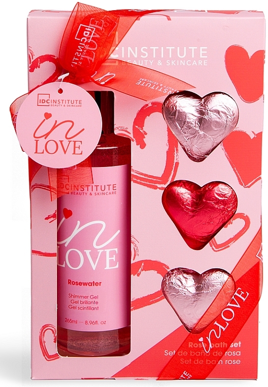 Bundle - IDC Institute In Love Set (sh/gel/265 ml + bath/bombs/3x50 g) — photo N1