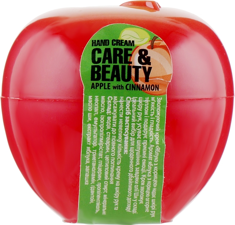 Apple and Cinnamon Hand Cream - Care & Beauty Hand Cream — photo N1