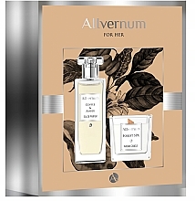 Fragrances, Perfumes, Cosmetics Allvernum Coffee & Amber - Set (edp/50ml + candle/100g)
