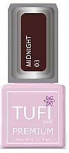 Fragrances, Perfumes, Cosmetics Gel Polish - Tufi Profi Premium Midnight