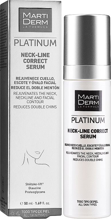 Neck Care Serum - Martiderm Platinum Neck-Line Serum — photo N2