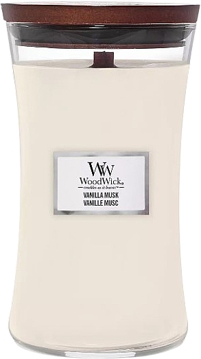 Scented Candle - WoodWick Vanilla Musk Candle — photo N1