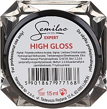 Fragrances, Perfumes, Cosmetics Nail Gel Polish - Semilac UV Gel Expert Hight Gloss