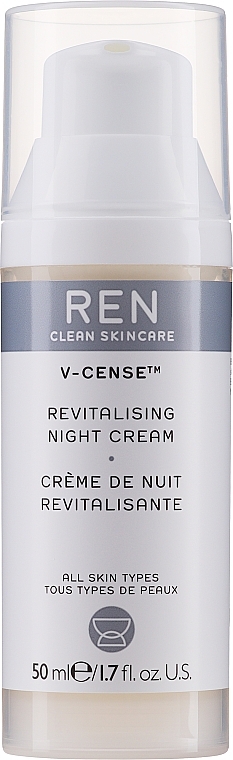 Moisturizing Night Cream - Ren V-Cense Revitalising Night Cream — photo N1