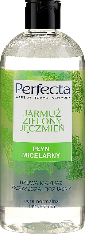 Micellar facial Fluid "Cabbage and Green Barley" - Perfecta — photo N1