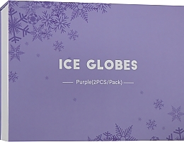 Fragrances, Perfumes, Cosmetics Face Massage Ice Globes, purple - Pure Ice Globes