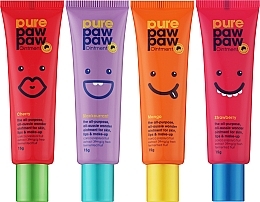 Repairing Lip Balm Set - Pure Paw Paw Four Pack (lip/balm/4x15g) — photo N2