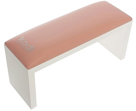 Manicure Hand Rest, White Legs, Light Pink - Kodi Professional — photo N1