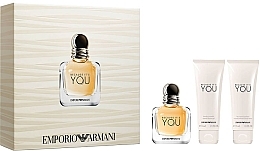 Fragrances, Perfumes, Cosmetics Giorgio Armani Because It’s You - Set (edp/50ml + sh/gel/75ml + b/lot/75ml)