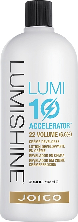 Oxidizing Cream 6.6% - Joico LumiShine Lumi10 Creme Developer 22 Vol — photo N1