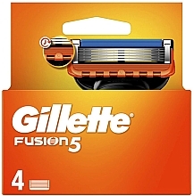 Shaving Razor Refills, 4 pcs. - Gillette Fusion 5 — photo N2