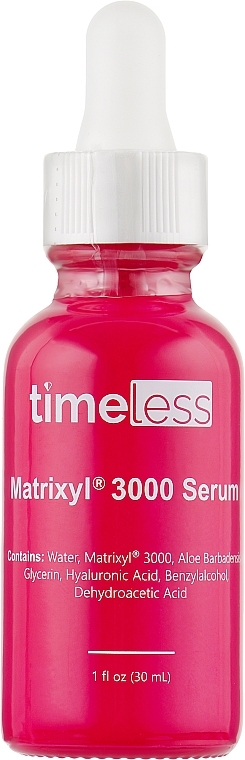Anti-Aging Face Serum - Timeless Skin Care Serum Matrixyl 3000 + Hyaluronic Acid — photo N1