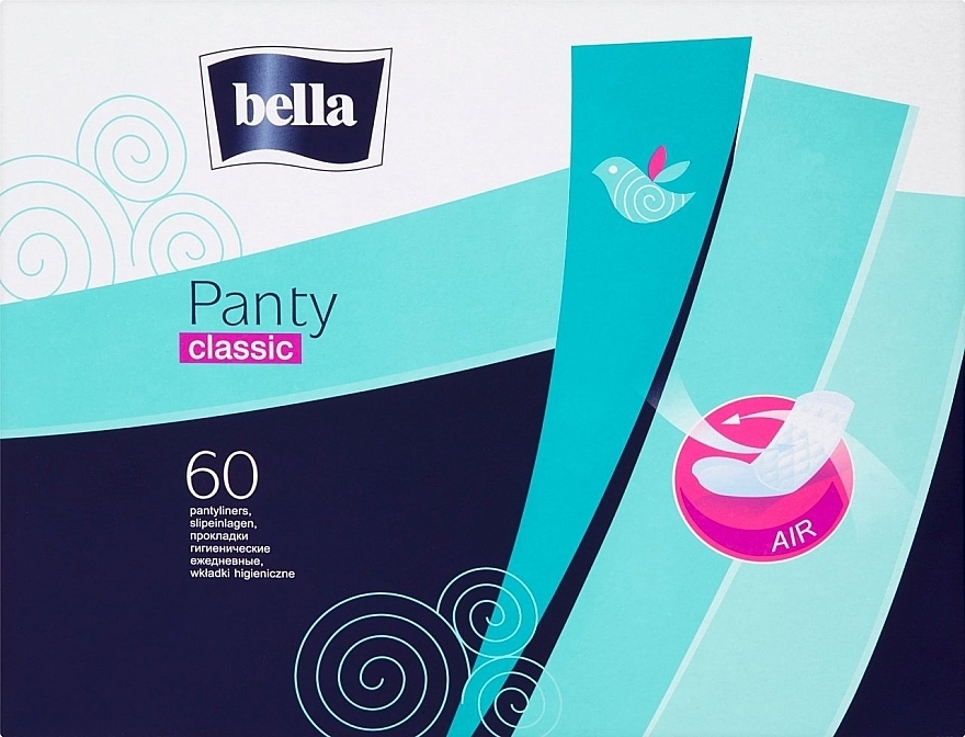 Pantiliners Panty Classic, 60 pcs - Bella — photo N1
