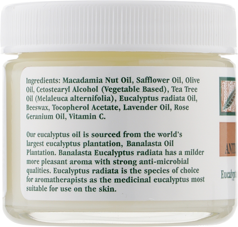 Antiseptic Ointment with Lavender, Tea Tree and Eucalyptus Oils - Tea Tree Therapy Antiseptic Cream With Tea Tree Oil — photo N2