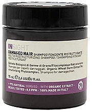 Shampoo for Damaged Hair - Insight Damaged Hair Melted Restructuring Shampoo — photo N1