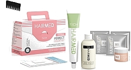 Hair Coloring Set - Hairmed Tech Perfect Color Kit Black  — photo N1