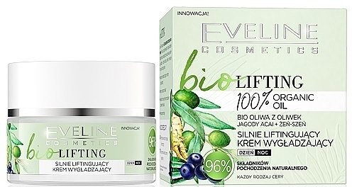 Smoothing Face Cream - Eveline Cosmetics Bio Lifting — photo N1