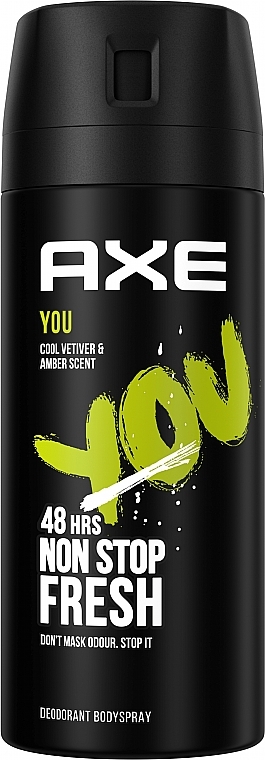 Men Deodorant Spray "You" - Axe Deodorant Bodyspray — photo N1