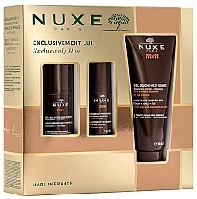 Fragrances, Perfumes, Cosmetics Set - Nuxe Men Exclusively Him (f/gel/50ml+deo/50ml+sh/gel/200ml)