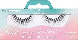 Fragrances, Perfumes, Cosmetics False Lashes - Essence Light As A Feather 3D Faux Mink Lashes 01 Light Up Your Life