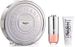 Fragrances, Perfumes, Cosmetics Pepe Jeans Bright - Set (edp/80ml+b/lot/100ml)