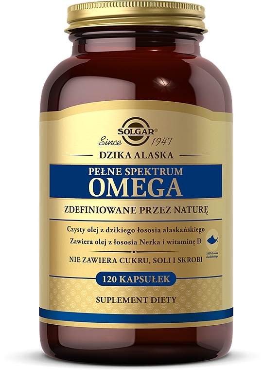 Dietary Supplement "Omega" - Solgar Full Spectrum Omega — photo N1