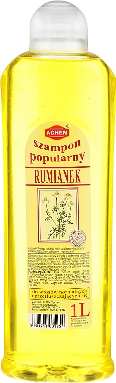 Hair Shampoo "Chamomile" - Achem Popular Camomile Shampoo — photo N3