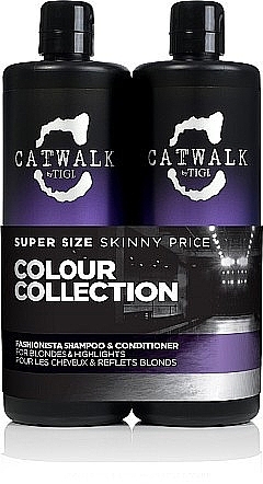 Set - Tigi Catwalk Fashionista, Blonde (shm/750ml + cond/750ml) — photo N1